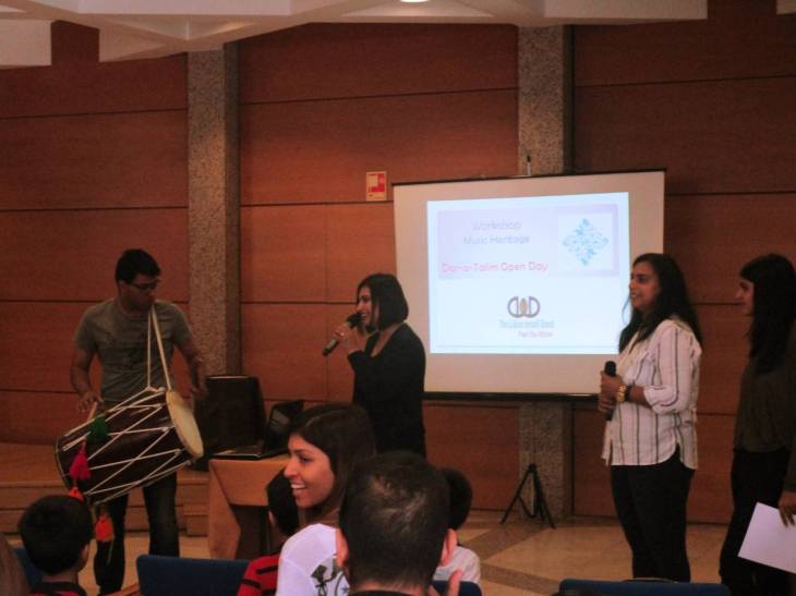 Lisbon Ismaili Band conducts a musical workshop