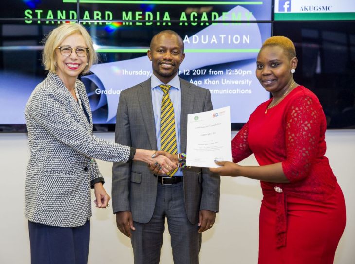 Trainee journalists graduate from Standard Media Academy Program | Aga Khan University