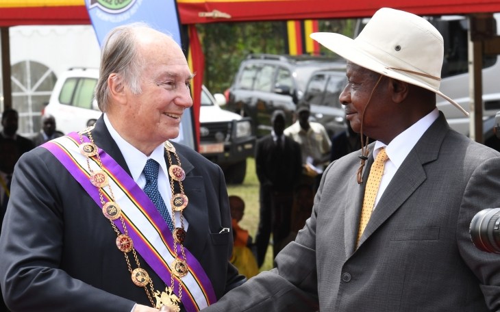 AKDN Press Release: His Highness the Aga Khan presented with the Most Excellent Order of the Pearl of Africa