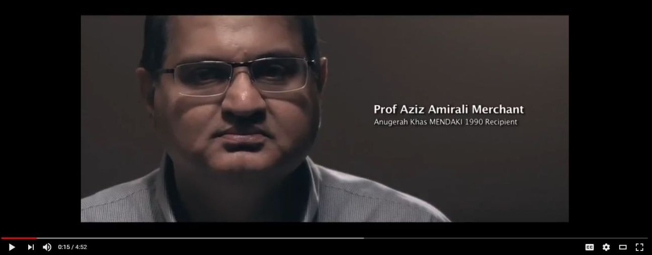 Professor Aziz Merchant Honored by Yayasan MENDAKI 2017 (Singapore’s ...