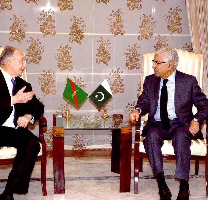 Aga Khan Foreign Minister Khawaja Asif