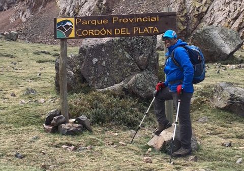 Girish Agrawal climbing Mount Aconcagua to support Aga Khan Foundation Canada