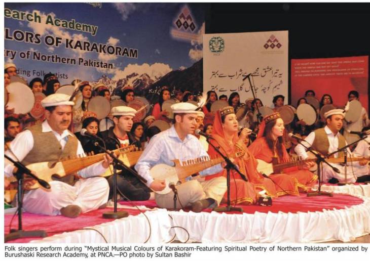 Musicians from Gilgit, Hunza & Chitral enthrall audience