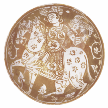 Bowl, Egypt, 12th century. Ceramic, lustre-painted. Courtesy of The American University in Cairo Press.
