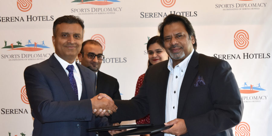 World Renowned Pakistani Squash Player Jahangir Khan becomes Brand Ambassador for Serena's Sports Diplomacy Initiative