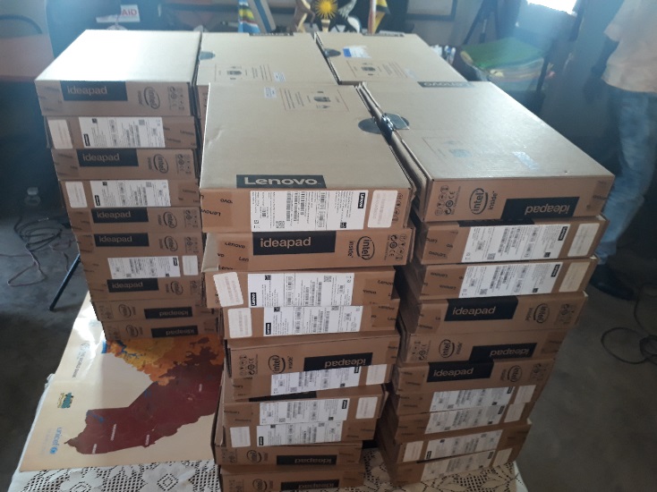 Aga Khan Foundation and Dubai Cares, with the help of Government, deliver Laptops and Tablets to Schools in West Nile, Uganda