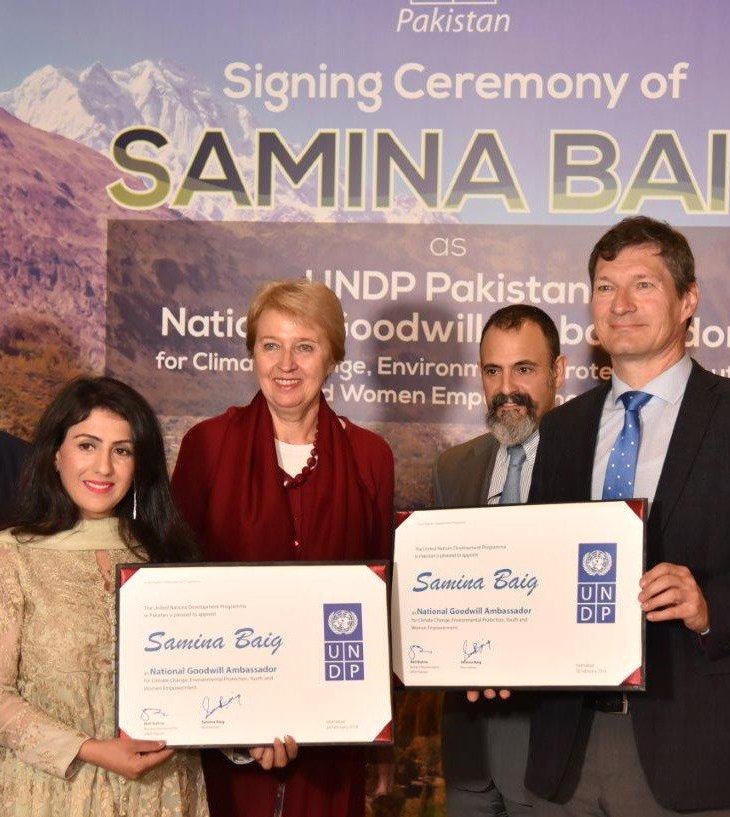 Mountaineer Samina Baig appointed as UNDP National Goodwill Ambassador for Pakistan | UNDP
