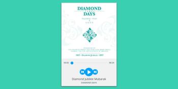 Popular Music Composer ENOO and Rajabali Fidai's "Diamond Days" featured by Ismaili Institutions