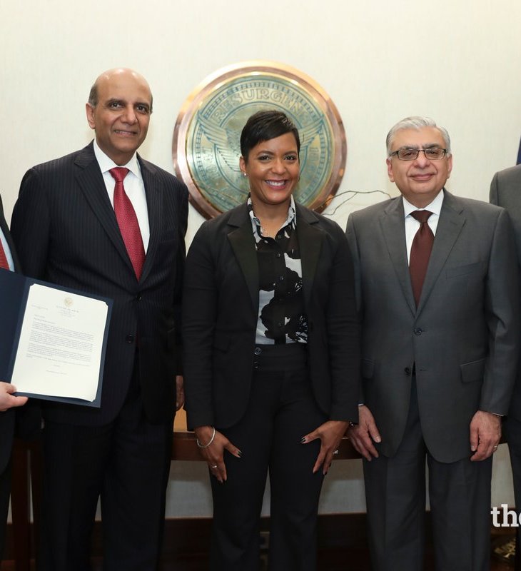 Mayor of Atlanta Welcomes His Highness the Aga Khan