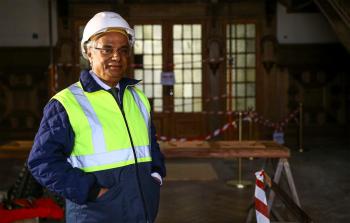 Inside the restoration work at Henrique Mendonça Palace - Seat of Ismaili Imamat in Portugal