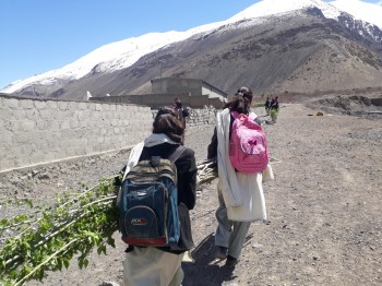 Hunza Serena Inn organizes plantation day at the Aga Khan Diamond Jubilee High School, Zoodkhoon in Chipursan Valley