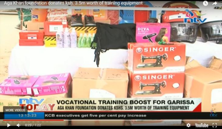 Aga Khan Foundation donates Ksh 3.5 million worth of vocational training equipment for the youth in Northern Kenya