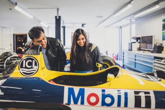 Father and daughter race drivers, Aziz and Nabila Tejpar, face off in ...