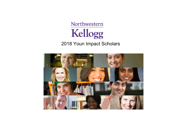 Alykhan Kaba named Northwestern Kellogg 2018 Youn Impact Scholar, Emerging Changemaker