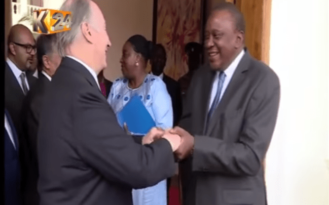 His Highness the Aga Khan holds meeting with President Kenyatta