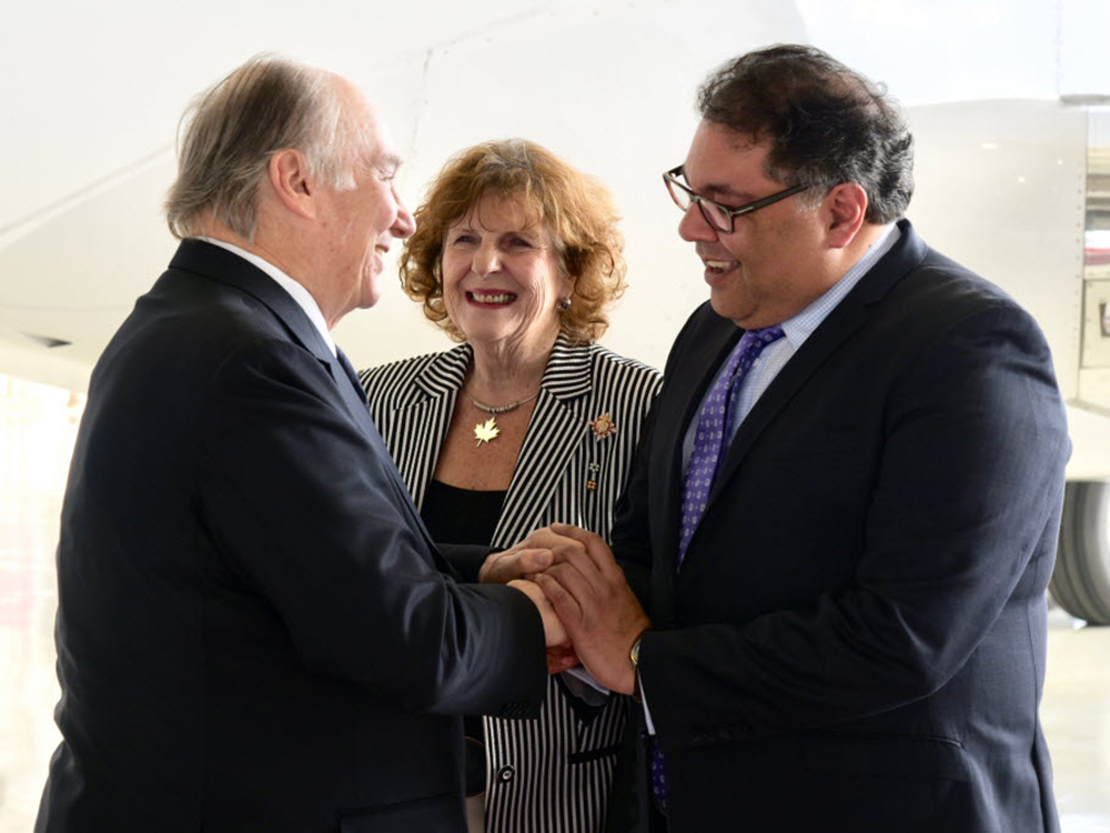 His Highness the Aga Khan in Calgary
