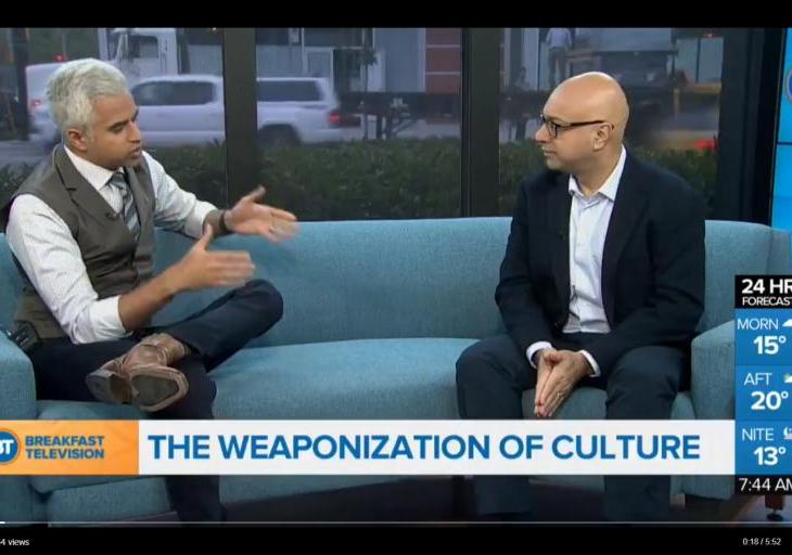 MSNBC's Ali Velshi on Breakfast Television with host Riaz Meghji