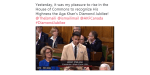 MP Arif Virani welcomes His Highness the Aga Khan to Canada in House of Commons