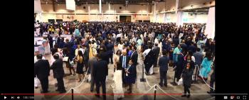 (Video) Thousands come out for Aga Khan's diamond jubilee