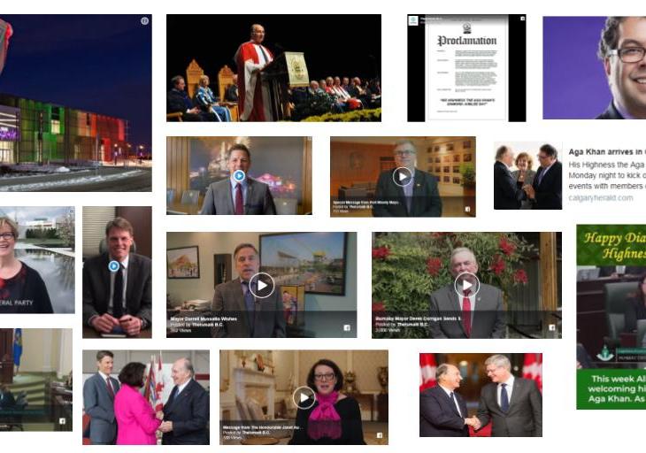 Social Media | Canada welcomes "home" His Highness Prince Karim Aga Khan on his Diamond Jubilee
