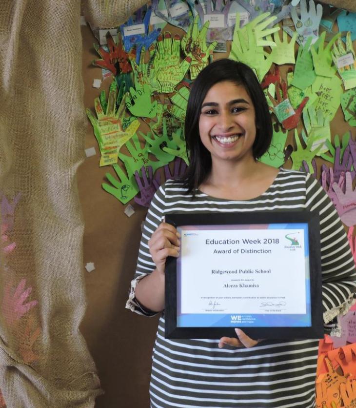 Aleeza Khamisa - Award of Distinction