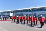 The Royal Imperial Military Band played the Nashid al-Imamah and the British National Anthem upon Mawlana Hazar Imam’s arrival in London for his Diamond Jubilee visit to the United Kingdom. Photo: The Ismaili / Riaz Kassam