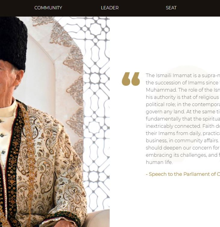 Ismaili Imamat launches a new, permanent presence on the Internet
