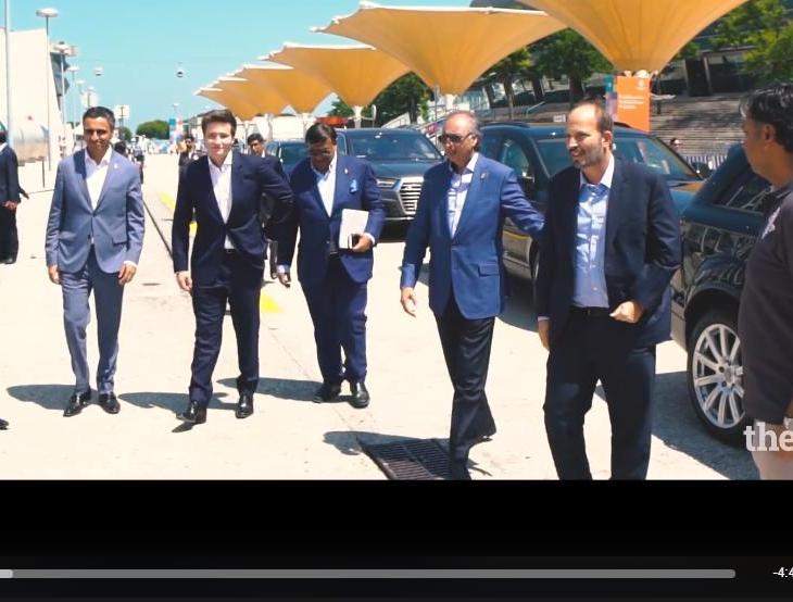 Video: Prince Hussain and Prince Aly Muhammad's visit to the International Arts Festival at the His Highness the Aga Khan's Diamond Jubilee Celebration in Lisbon, Portugal