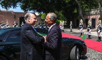 Portuguese Heads of State and Government offer His Highness the Aga Khan a State Welcome