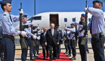 His Highness the Aga Khan arrives in Lisbon at the start of his Diamond Jubilee visit to Portugal