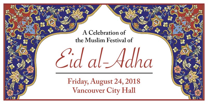 Ismaili Centre Burnaby to host a celebration of the Muslim Festival of Eid al-Adha at City Hall