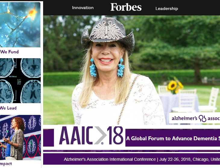 Princess Yasmin Aga Khan's 35 years support draws 6,000 attendees from 68 countries for the Alzheimer’s Association international conference.