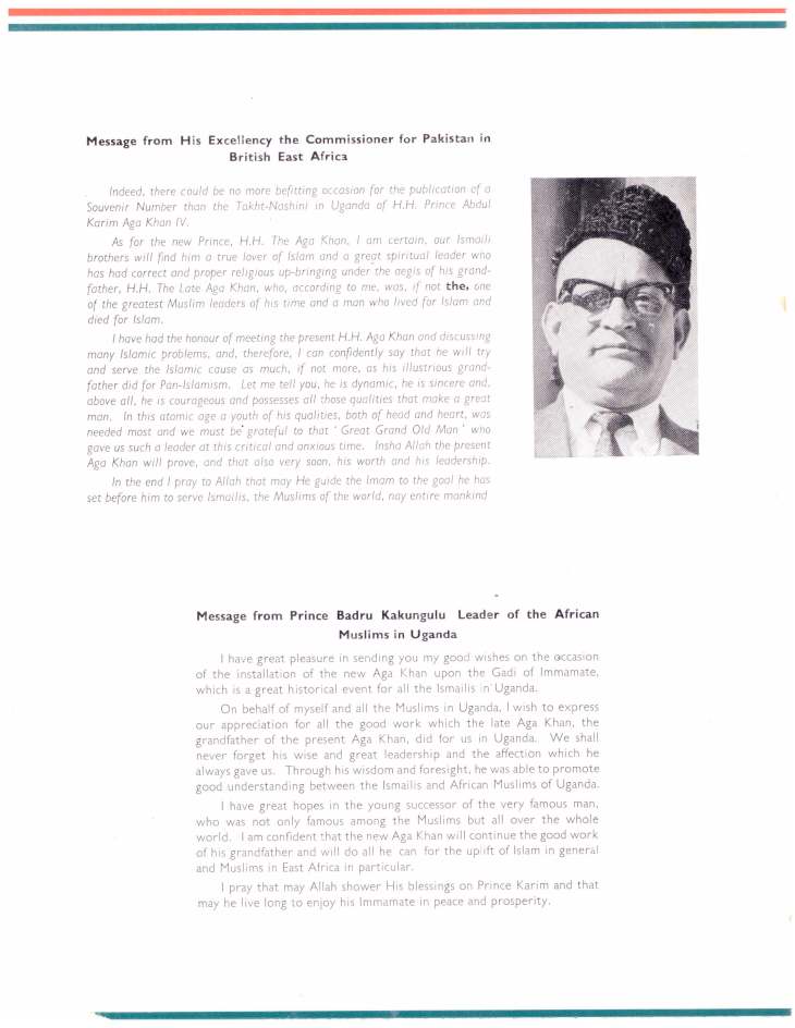 Souvenir of Entrhronement of Mawlana Hazar Imam Uganda Oct 25 1957_Page_06