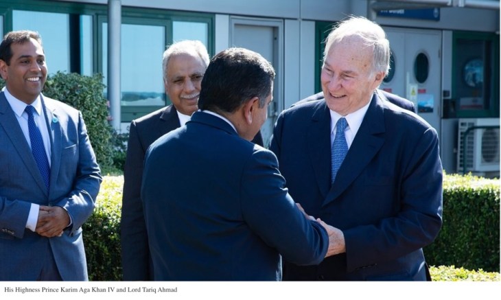His Highness Prince Karim Aga Khan IV and Lord Tariq Ahmad