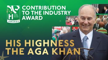 Dublin, Ireland. December 4, 2024: The keynote Contribution to the Industry Award at the annual Horse Racing Ireland Awards in Dublin last night was awarded to His Highness Prince Karim Aga Khan IV. Image credit: HRI