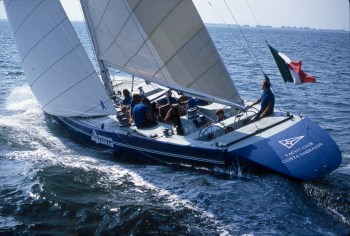 In 1981 the Yacht Club Costa Smeralda(YCCS) promoted the first Italian challenge for the America's Cup, two years later, in 1983 the International 12 Metre Class Azzurra arrived and, alongside football (soccer) and Formula 1, the sport of sailing became an Italian obsession.The project was the brainchild of His Highness Prince Karim Aga Khan IV and the automotive industrialist Gianni Agnelli of FIAT, and achieved results that would go down in the history books of Italian sailing. Image credit: YCCS