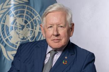 New York, USA. July 23, 2024: Portrait of Robert Rae, President of the Economic and Social Council (ECOSOC) 2025 and Permanent Representative of Canada to the United Nations. Image credit: UN