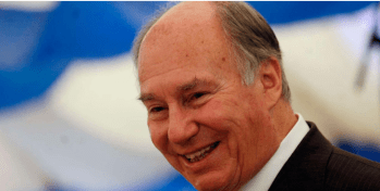 Nairobi, Kenya. March 19, 2010: His Highness Prince Karim Aga Khan IV addresses Nation Media Group staff during the 50th Anniversary Celebrations. Image credit: Nation Media Group