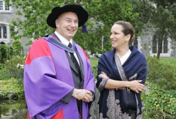 Maynooth, Co. Kildare, Ireland. 2008. Pictured at NUI Maynooth, His Highness Princess Karim Aga Khan IV and Princess Zahra have enjoyed 99 individual Group/Grade 1 winners for a total of 168 Group 1 wins as of 2024. Image credit: Caroline Norris / ie