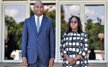 Maputo, Mozambique. January 20, 2025: Mozambican President Daniel Chapo announces his new government, headed by Maria Benvinda Levi as Prime Minister. Image credit: Club of Mozambique