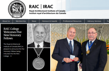His Late Highness Prince Karim Aga Khan IV named posthumous Honorary Fellow of the Royal Architectural Institute of Canada (RAIC)