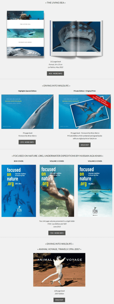 Focused on Nature: Prince Hussain - Wild life & Marine life Photography Books