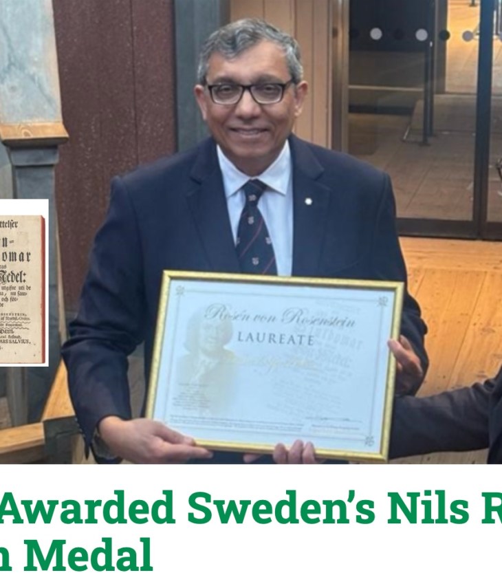 Dr. Zulfiqar Ahmed Bhutta of Aga Khan University Honored with the Rosen von Rosenstein Award